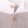 Jude Knit Long Sleeve Jumpsuit, Stripes - Rompers - 2