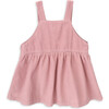 Estelle Pinafore Corduroy Dress, Pink - Dresses - 3