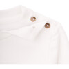Birdie Round Neck Long Sleeve T-Shirt, White - T-Shirts - 2