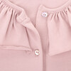 Abby Ruffle Neck Collar Long Sleeve T-Shirt, Pink - T-Shirts - 3