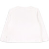 Birdie Round Neck Long Sleeve T-Shirt, White - T-Shirts - 3