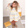 Jane Flannel Long Sleeve Dress, Stripes - Dresses - 4