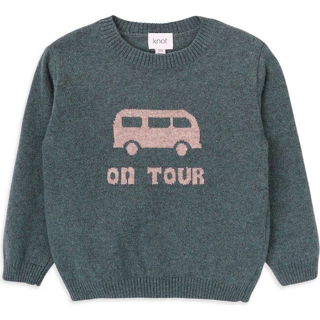 On Tour Knit Long Sleeve Sweater, Green