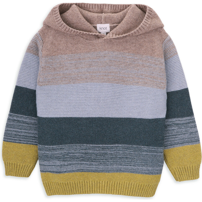 Joyful Knit Long Sleeve Sweater, Stripes