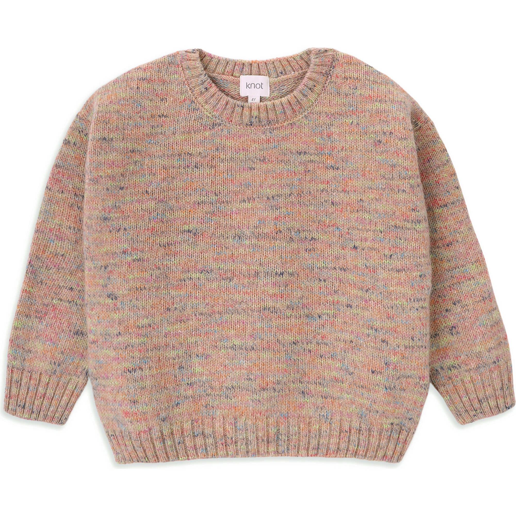 Brigida Knit Long Sleeve Sweater, Prints - Sweaters - 1