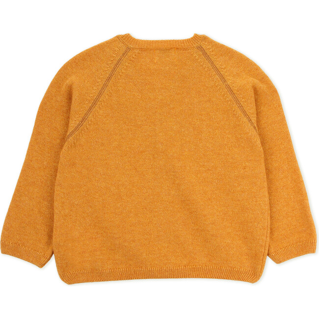 Baby Boy Long Sleeve Cardigan, Yellow - Cardigans - 3