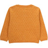 Baby Girl Long Sleeve Cardigan, Yellow - Cardigans - 3