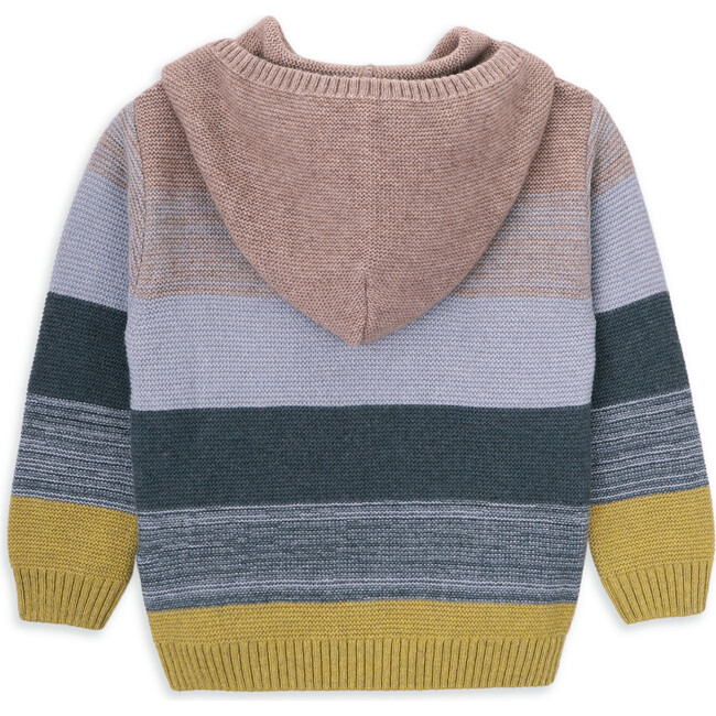 Joyful Knit Long Sleeve Sweater, Stripes - Sweaters - 3