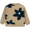 Big Flowers Knit Long Sleeve Sweater, Florals - Sweaters - 3