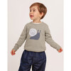 Snail Knit Long Sleeve Sweater, Green - Sweaters - 4