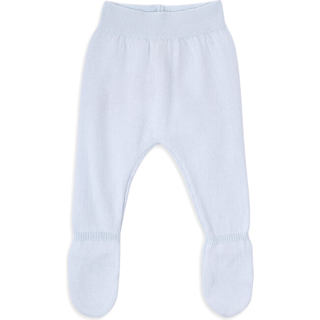 Newborn Cotton Knit Pants, Blue