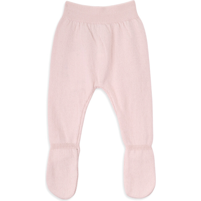 Newborn Cotton Knit Pants, Pink