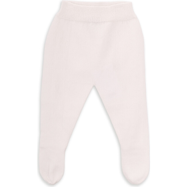 Newborn Cotton Knit Pants, White