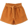 Mattea Corduroy Corduroy Shorts, Yellow - Shorts - 1 - thumbnail