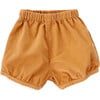 Celeste Corduroy Corduroy Shorts, Yellow - Shorts - 1 - thumbnail