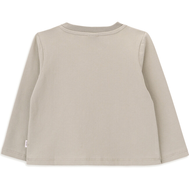 Kitten Round Neck Long Sleeve T-Shirt, Green - T-Shirts - 3