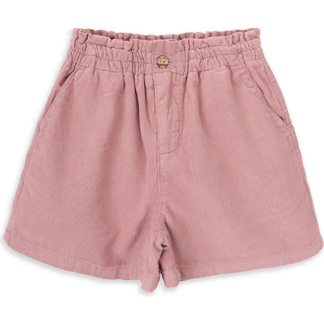 Sadie Corduroy Zipper Shorts, Pink