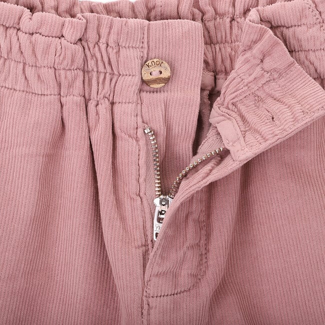 Sadie Corduroy Zipper Shorts, Pink - Shorts - 2