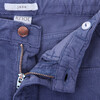 Boy Corduroy Corduroy Zipper Trousers, Blue - Pants - 2