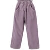 Gisele Corduroy Trousers, Purple - Pants - 1 - thumbnail