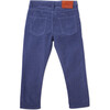 Boy Corduroy Corduroy Zipper Trousers, Blue - Pants - 3