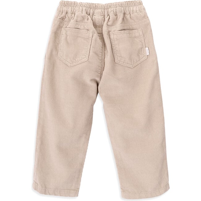 Dylan Corduroy Trousers, Beige - Pants - 2