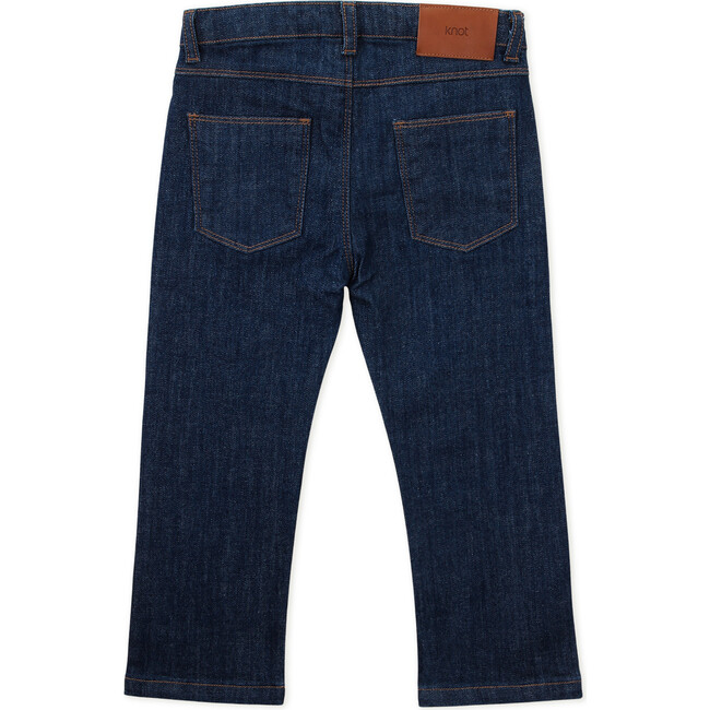 Calliope Denim Zipper Trousers, Blue - Pants - 3