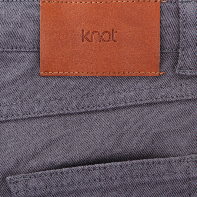 Jake Twill Zipper Trousers, Grey - Pants - 4