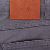 Jake Twill Zipper Trousers, Grey - Pants - 4