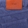 Boy Corduroy Corduroy Zipper Trousers, Blue - Pants - 4