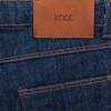 Calliope Denim Zipper Trousers, Blue - Pants - 4