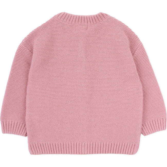 Baby Girl Long Sleeve Cardigan, Pink - Cardigans - 3