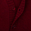 Leopold Long Sleeve Cardigan, Burgundy - Cardigans - 2