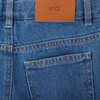 Jake Denim Zipper Trousers, Blue - Pants - 4