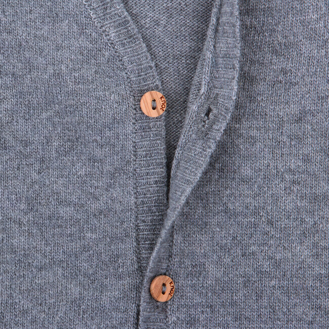 Mani Long Sleeve Cardigan, Grey - Cardigans - 2