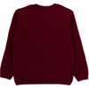 Leopold Long Sleeve Cardigan, Burgundy - Cardigans - 3
