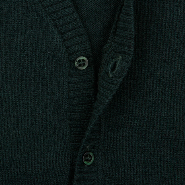 Napoleon Long Sleeve Cardigan, Green - Cardigans - 2