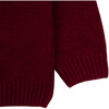 Leopold Long Sleeve Cardigan, Burgundy - Cardigans - 4