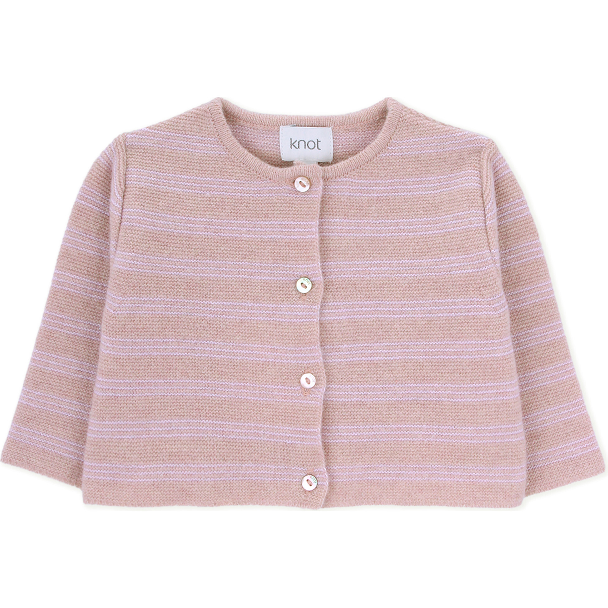 Shylo Long Sleeve Cardigan, Pink - Cardigans - 1