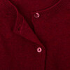 Margarot Long Sleeve Cardigan, Burgundy - Cardigans - 2