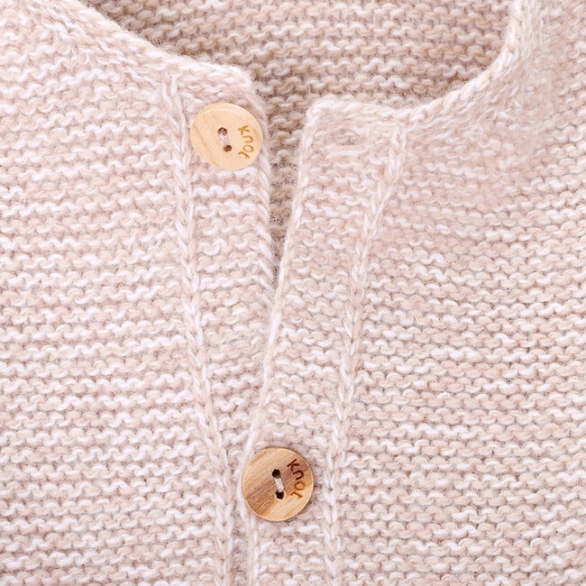 Day Long Sleeve Cardigan, Beige - Cardigans - 2