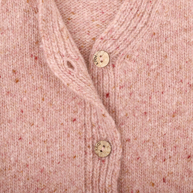 Rory Knit Long Sleeve Jacket, Pink - Cardigans - 2