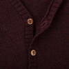 Jordan Knit Long Sleeve Jacket, Burgundy - Cardigans - 2