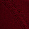 Baby Girl Long Sleeve Cardigan, Burgundy - Cardigans - 4