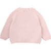 Newborn Unisex Cotton And Cashemere Long Sleeve Cardigan, Pink - Cardigans - 3