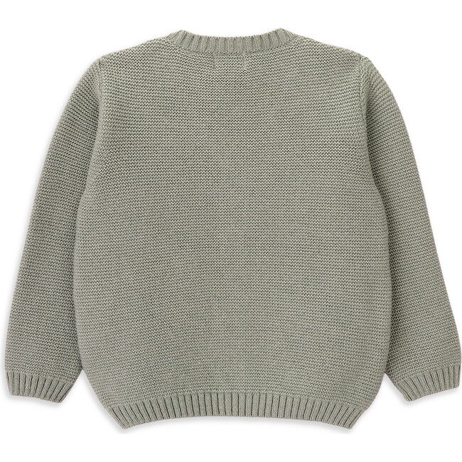 Jordan Knit Long Sleeve Jacket, Green - Cardigans - 3