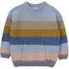 Boy Knit Wool Sweater, Stripes - Sweaters - 1 - thumbnail