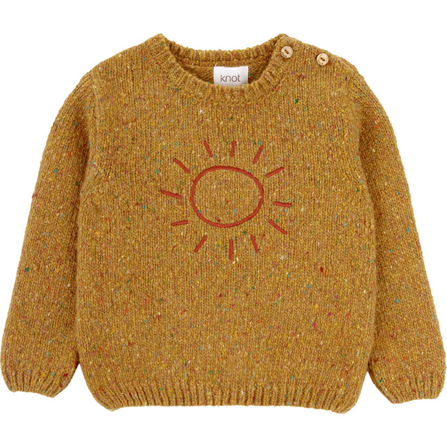 Baby Knit Wool Sweater, Yellow