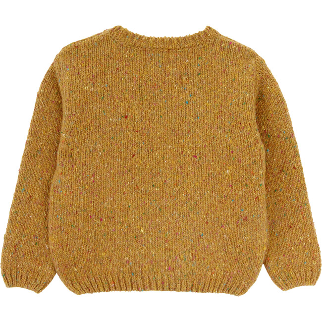 Baby Knit Wool Sweater, Yellow - Sweaters - 3
