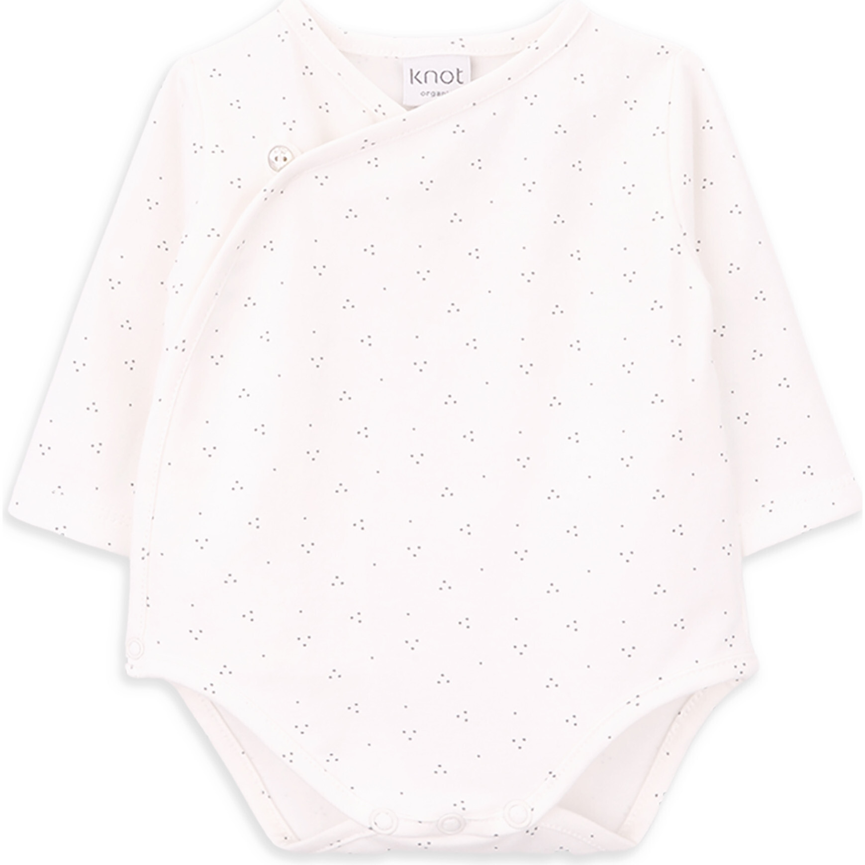 Sonnet Long Sleeve Body, White - Rompers - 1